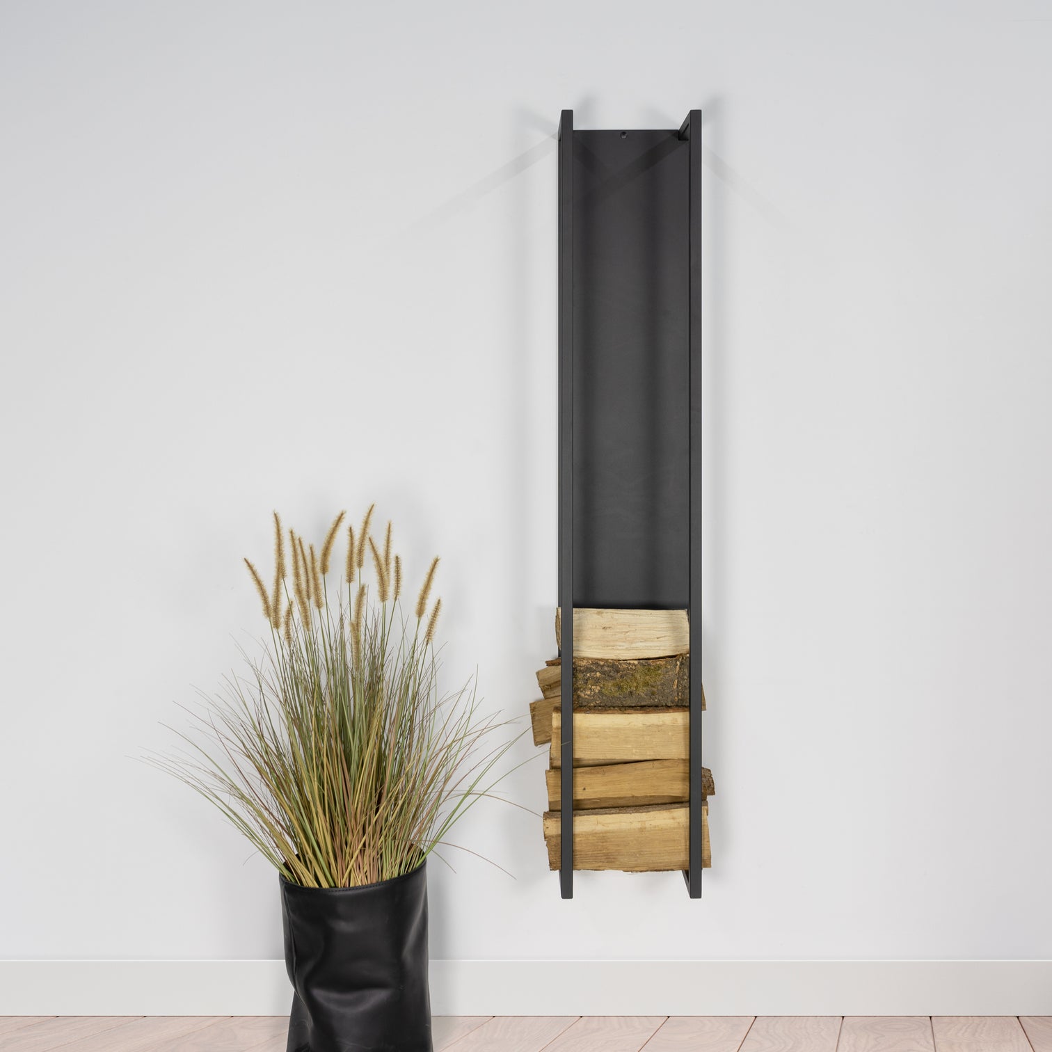 
Casier à bois design « Cubic Fire »