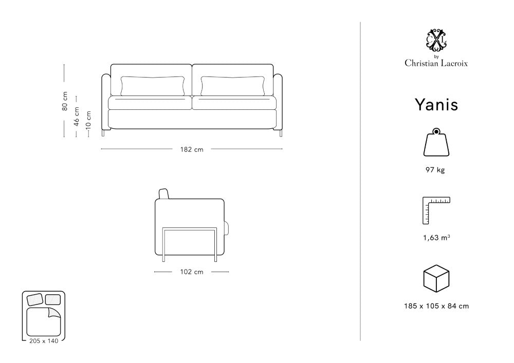 IMAGE for product variant SKU CXL_2SF_44_F1_YANIS1