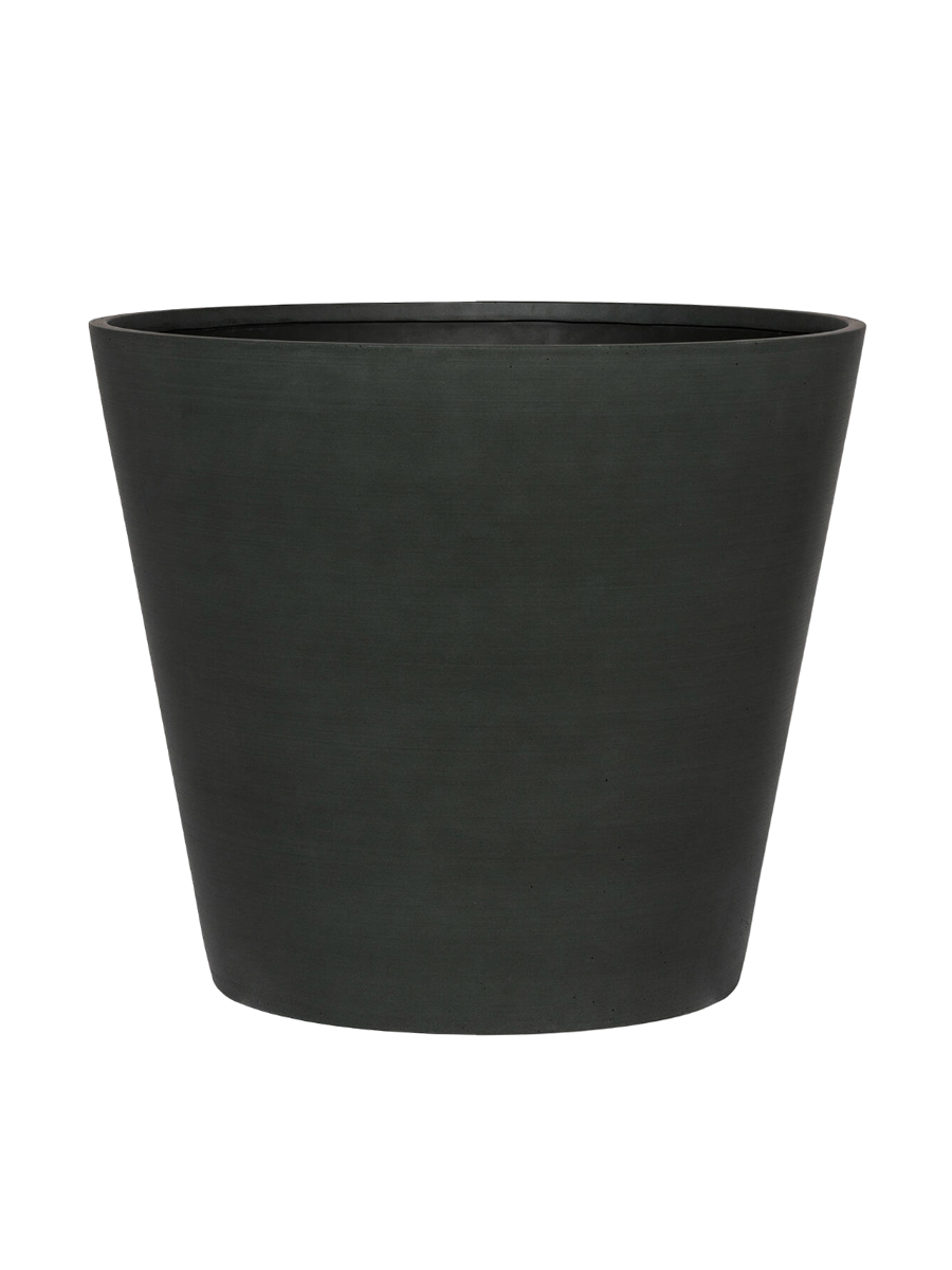 
High-quality indoor/outdoor planter "Refined Bucket" - Pine green