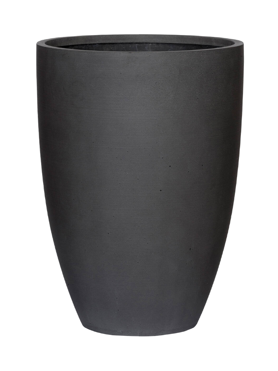 
Vaso per fiori di alta qualità per interni/esterni „Refined Ben“ - Vulkan Nero / Ø 40 x Altezza 55 cm