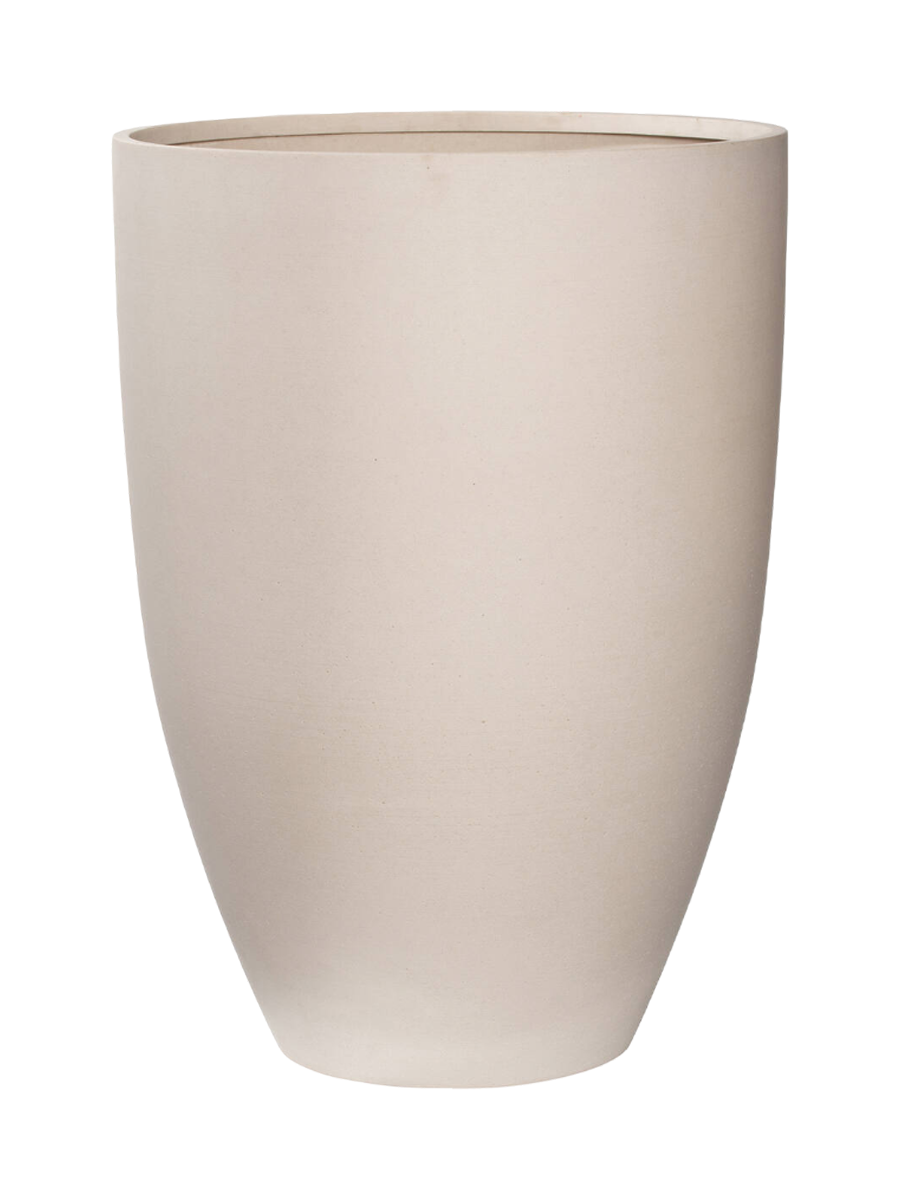 
Vaso per fiori di alta qualità per interni/esterni „Refined Ben“ - Beige / Ø 52 x Altezza 72 cm