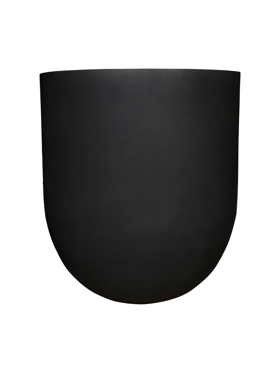 
Vaso per fiori di alta qualità per interni/esterni „Refined Lex XXL“ - Vulkan Nero