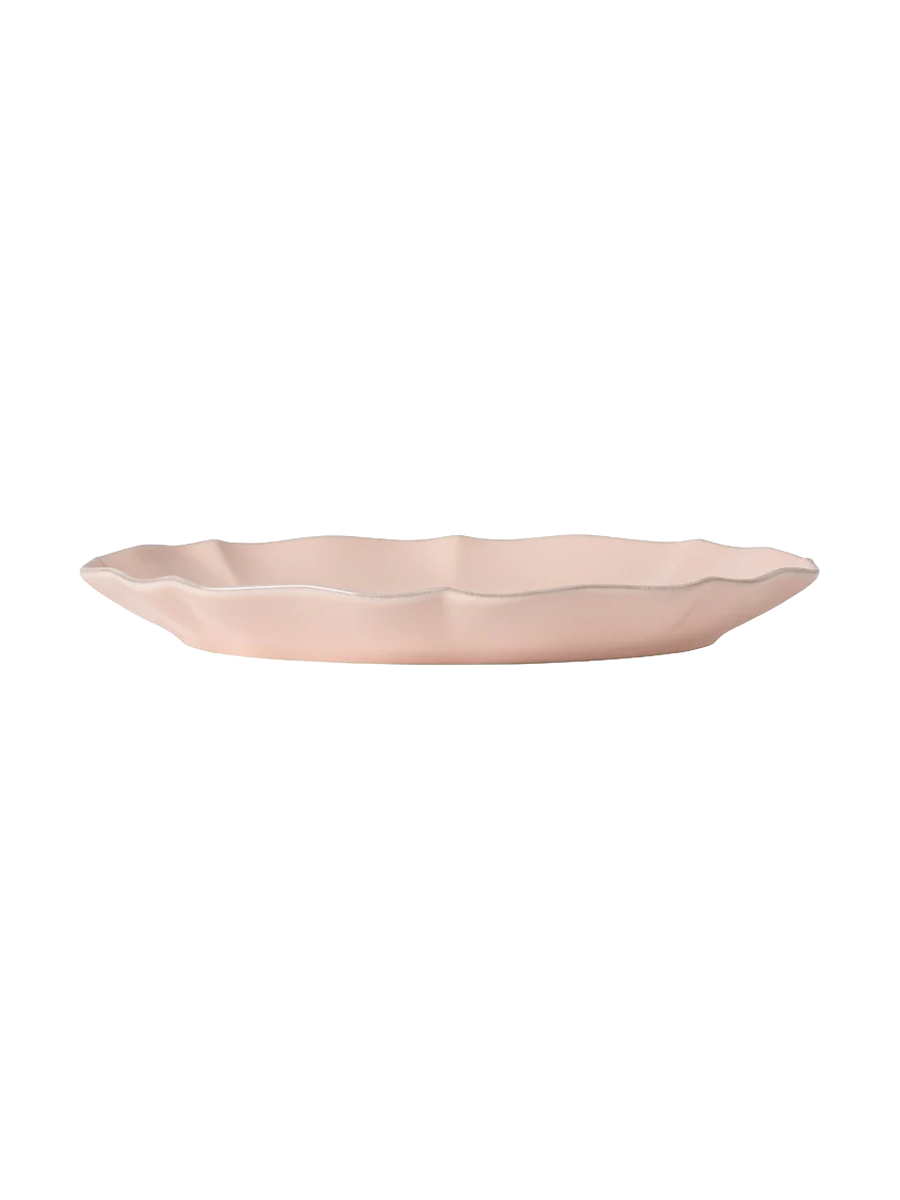 
Handmade Serving Platter "Rosa" - Pink / Medium