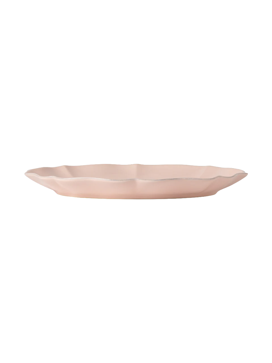 
Handmade Serving Platter "Rosa" - Pink / Large