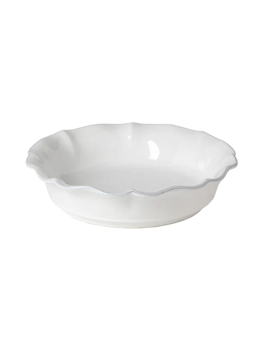 
Large, handcrafted "Rosa" soup & pasta plates - White