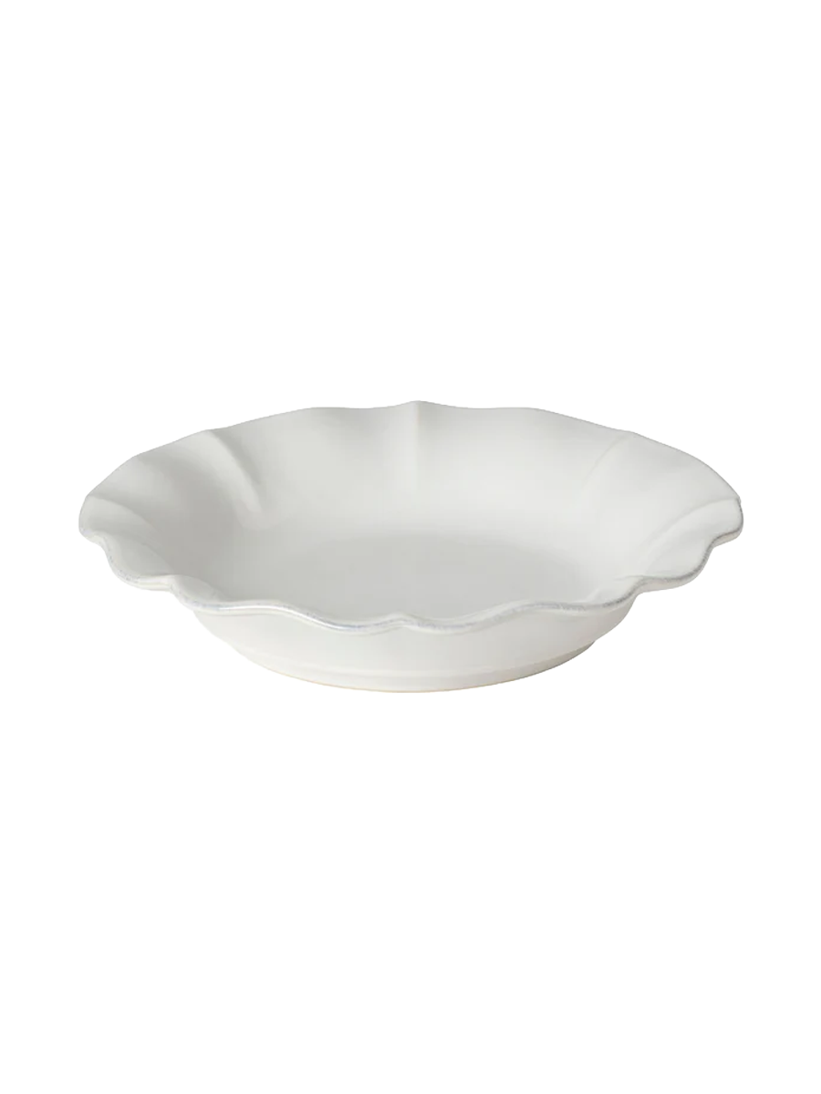 
Handmade Soup & Pasta Plates "Rosa" - White