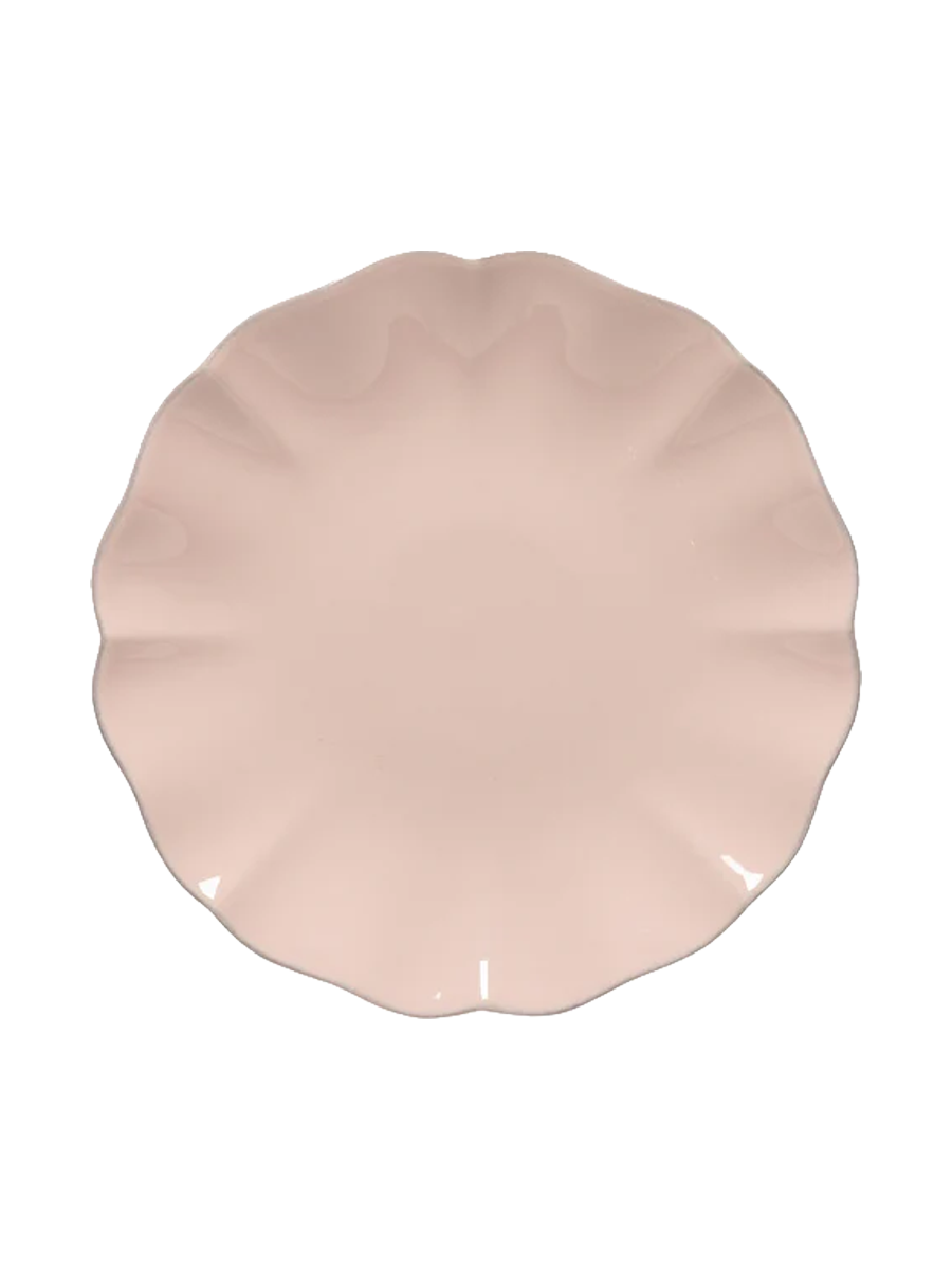 
Handmade Dinner Plate "Rosa" - Pink / Medium