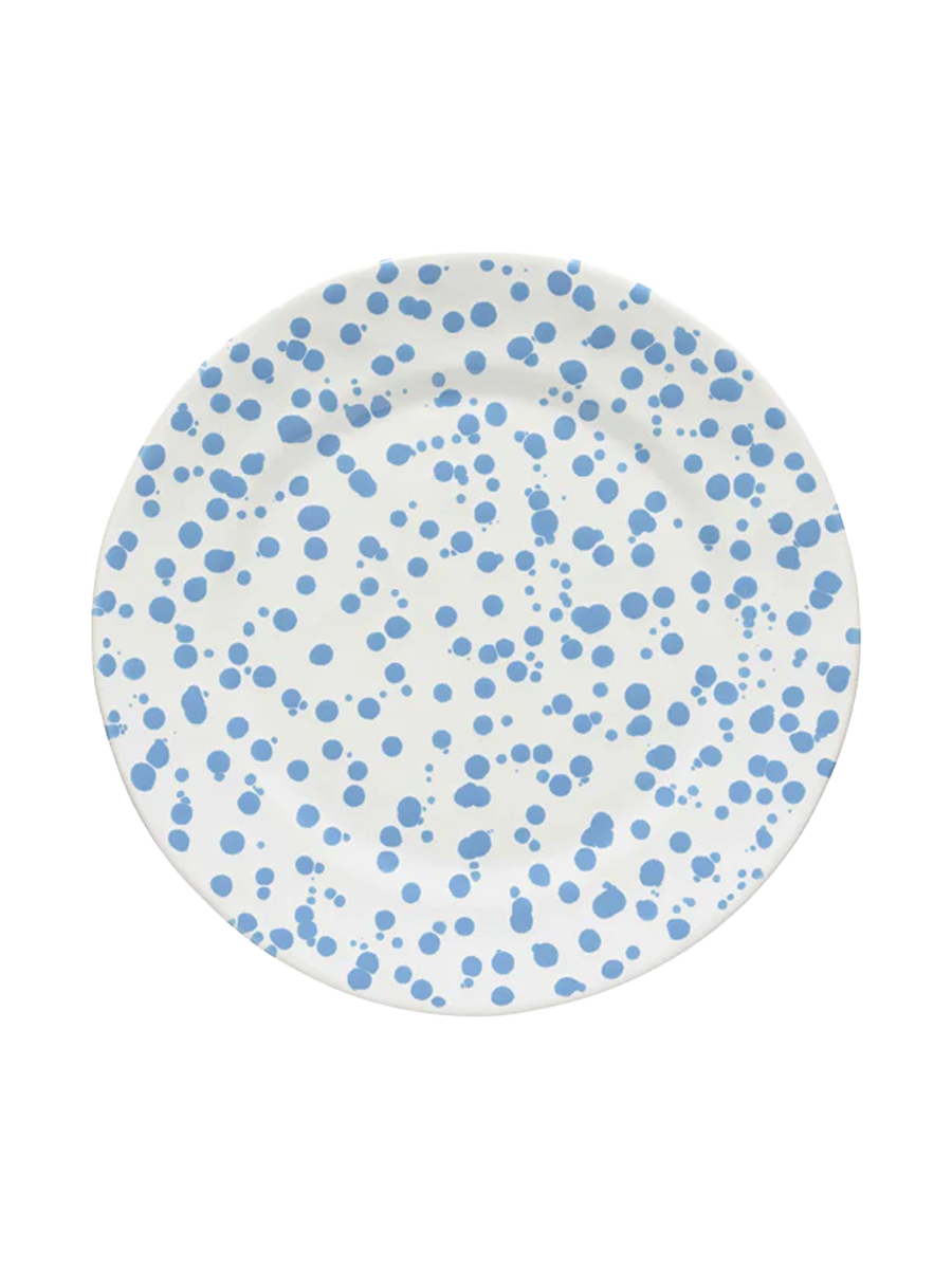 
Handcrafted Dinner Plate "Rafaela" - Kornblumenblau