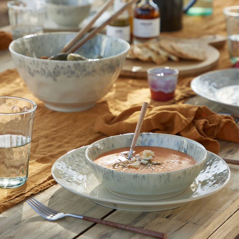 
Assiette creuse artisanale « Madeira » - Crème