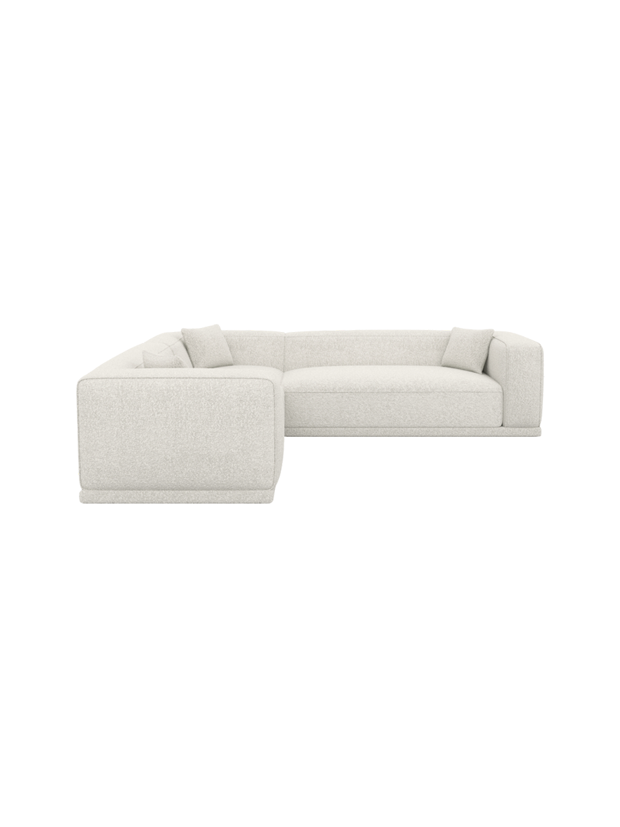 
5-Sitzer Design Ecksofa „Bellara“ mit Bouclé-Bezug - Bouclé Graphit
