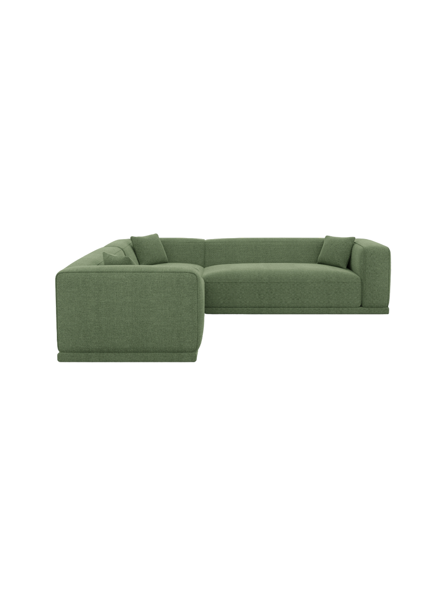 
5-Sitzer Design Ecksofa „Bellara“ mit Strukturstoff-Bezug - Strukturstoff Anthrazit