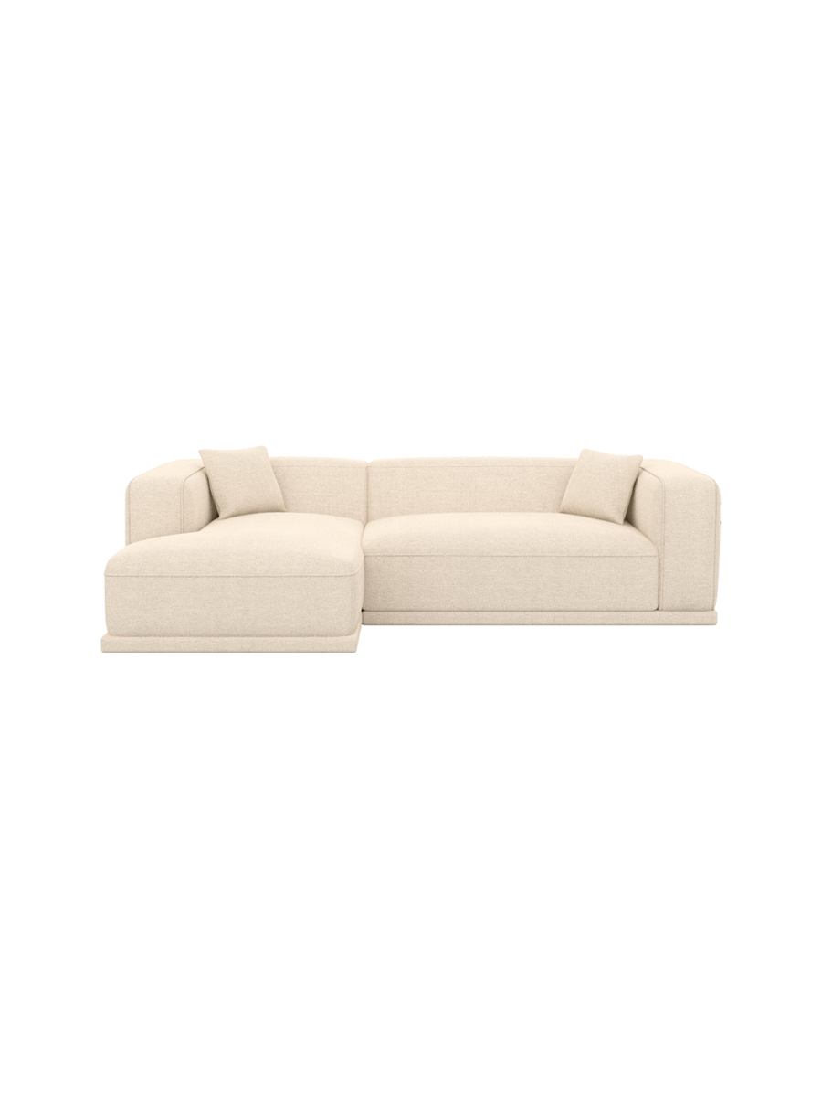 
4-Sitzer Design Ecksofa „Bellara“, Cordsamt - Cordsamt Dunkelblau / Eckteil rechts
