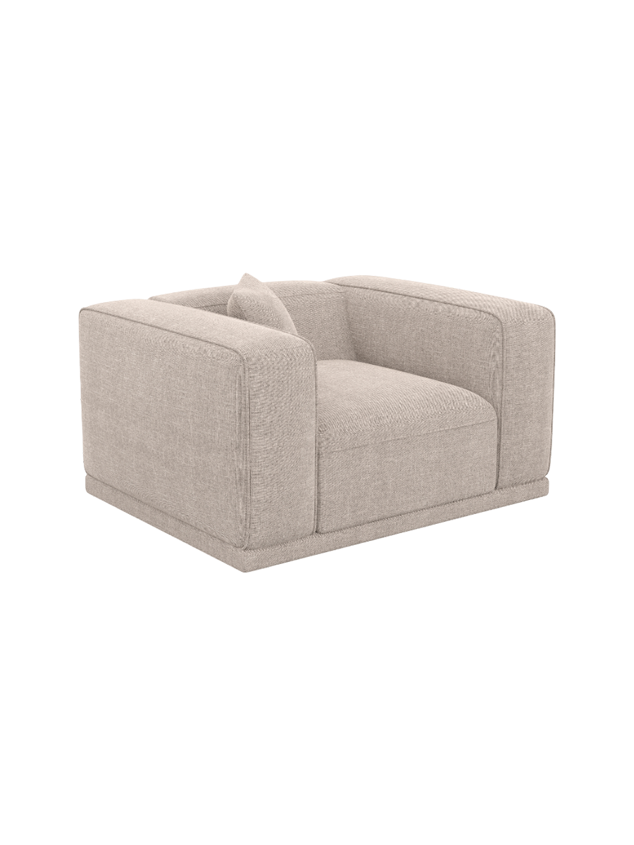 
Design Loungesessel „Bellara“ mit Strukturstoff-Bezug - Strukturstoff Anthrazit