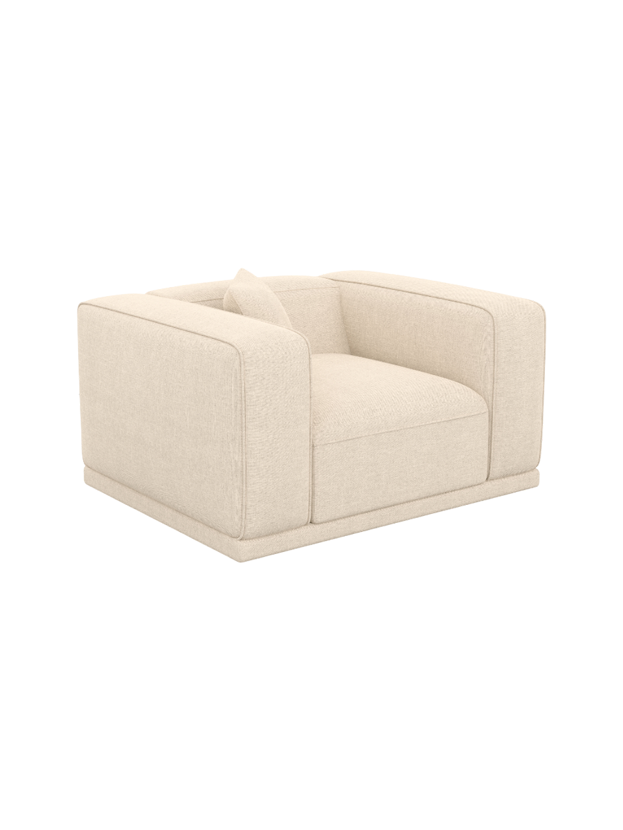 
Design Loungesessel „Bellara“ mit Strukturstoff-Bezug - Strukturstoff Anthrazit