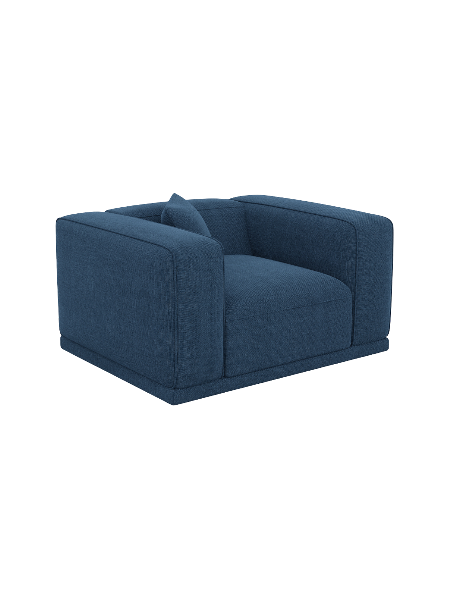 
Design Loungesessel „Bellara“ mit Strukturstoff-Bezug - Strukturstoff Anthrazit