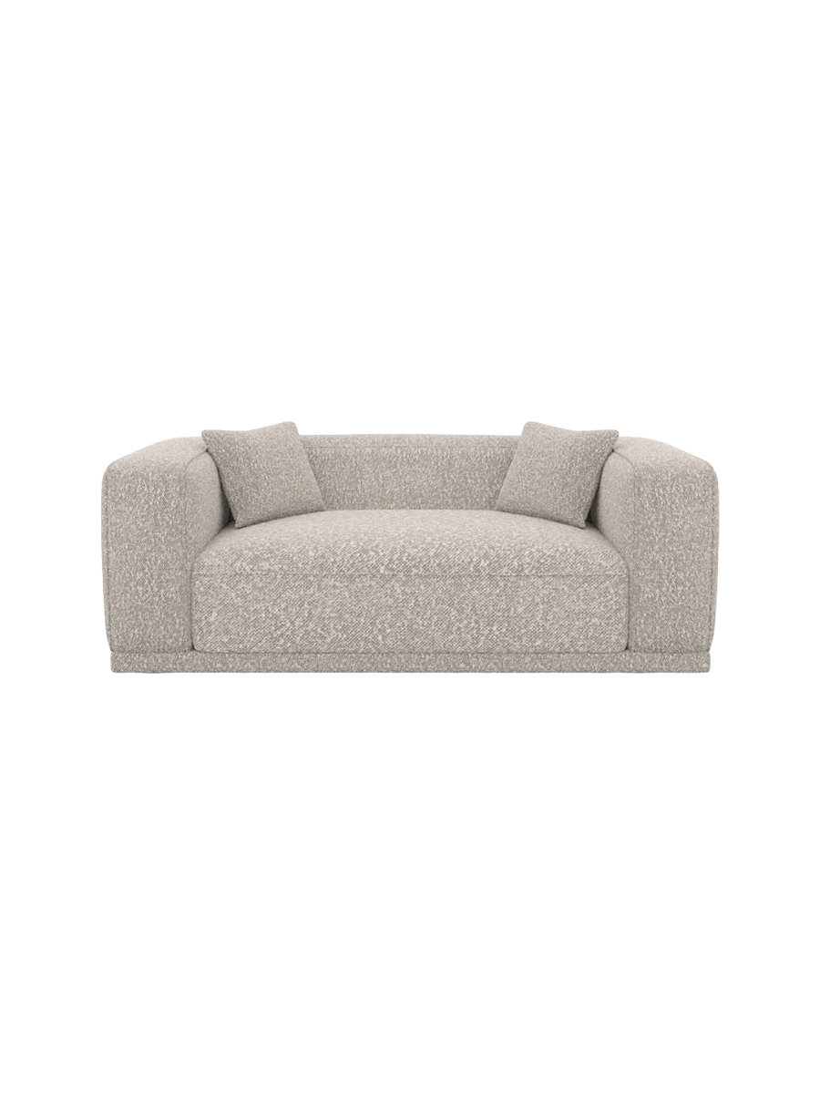 
2-Sitzer Design Sofa „Bellara“ mit Bouclé-Bezug - Bouclé Graphit
