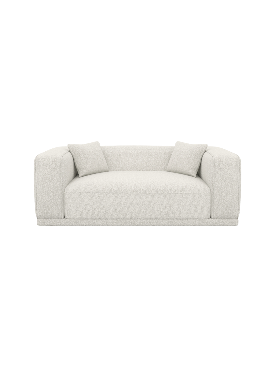 
2-Sitzer Design Sofa „Bellara“ mit Bouclé-Bezug - Bouclé Graphit