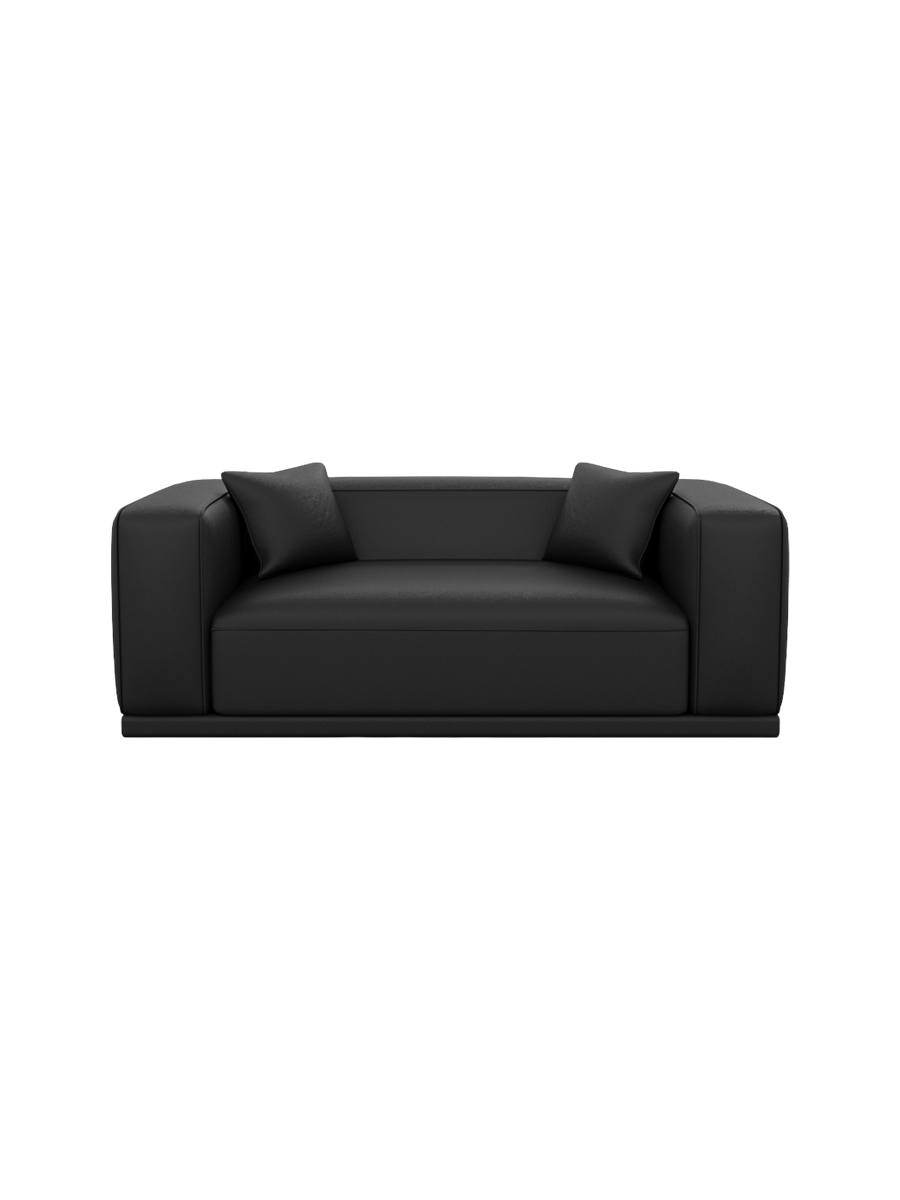 
2-Sitzer Design Echtleder Sofa „Bellara“ - Echtleder Beige