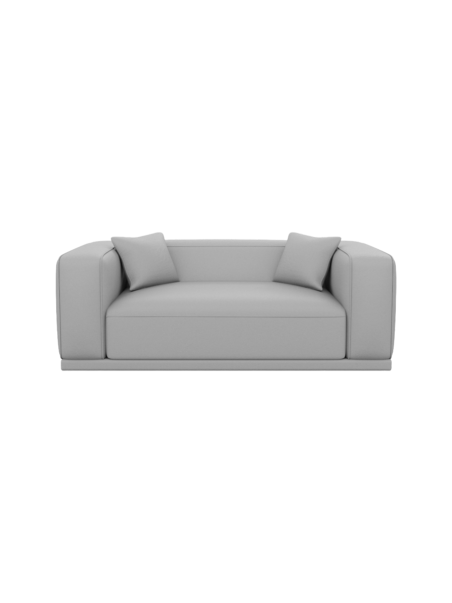 
2-Sitzer Design Echtleder Sofa „Bellara“ - Echtleder Beige