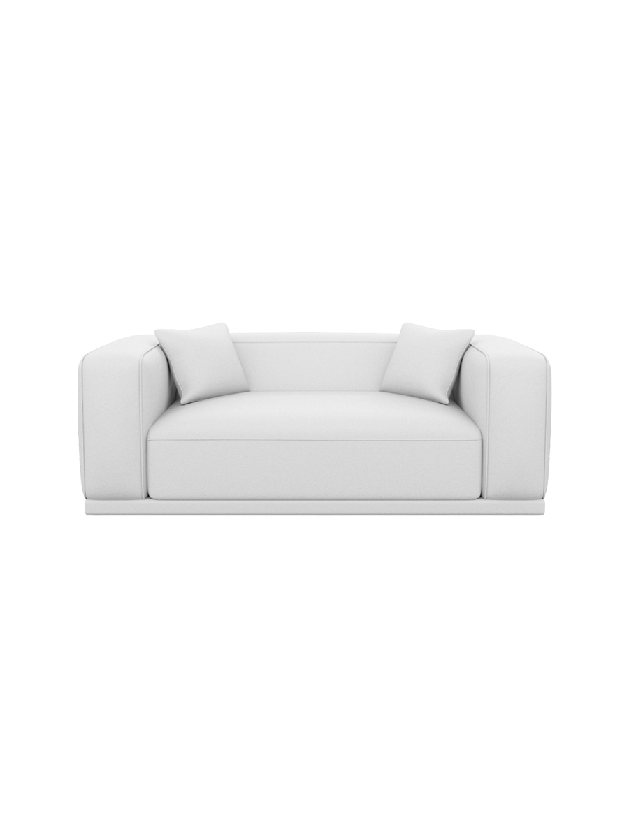 
2-Sitzer Design Echtleder Sofa „Bellara“ - Echtleder Beige