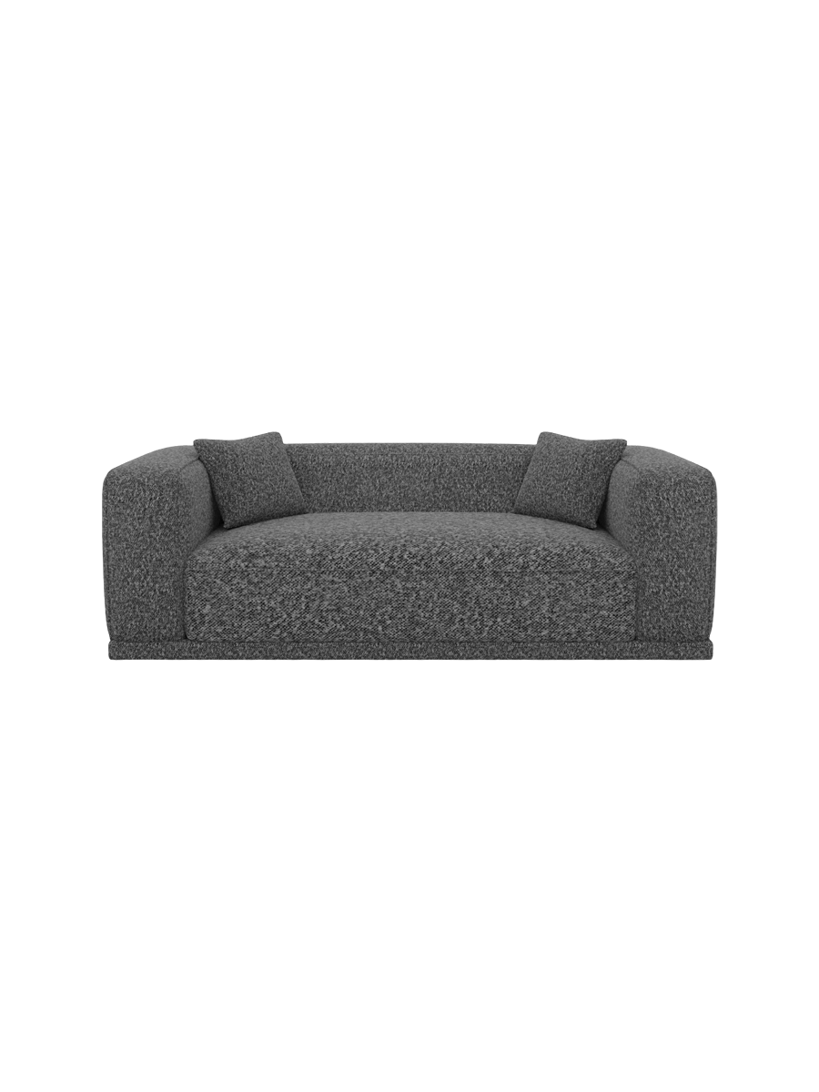 
3-Sitzer Design Sofa „Bellara“ mit Bouclé-Bezug - Bouclé Graphit