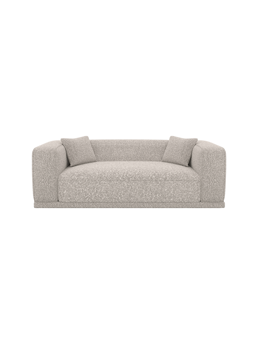 
3-Sitzer Design Sofa „Bellara“ mit Bouclé-Bezug - Bouclé Graphit