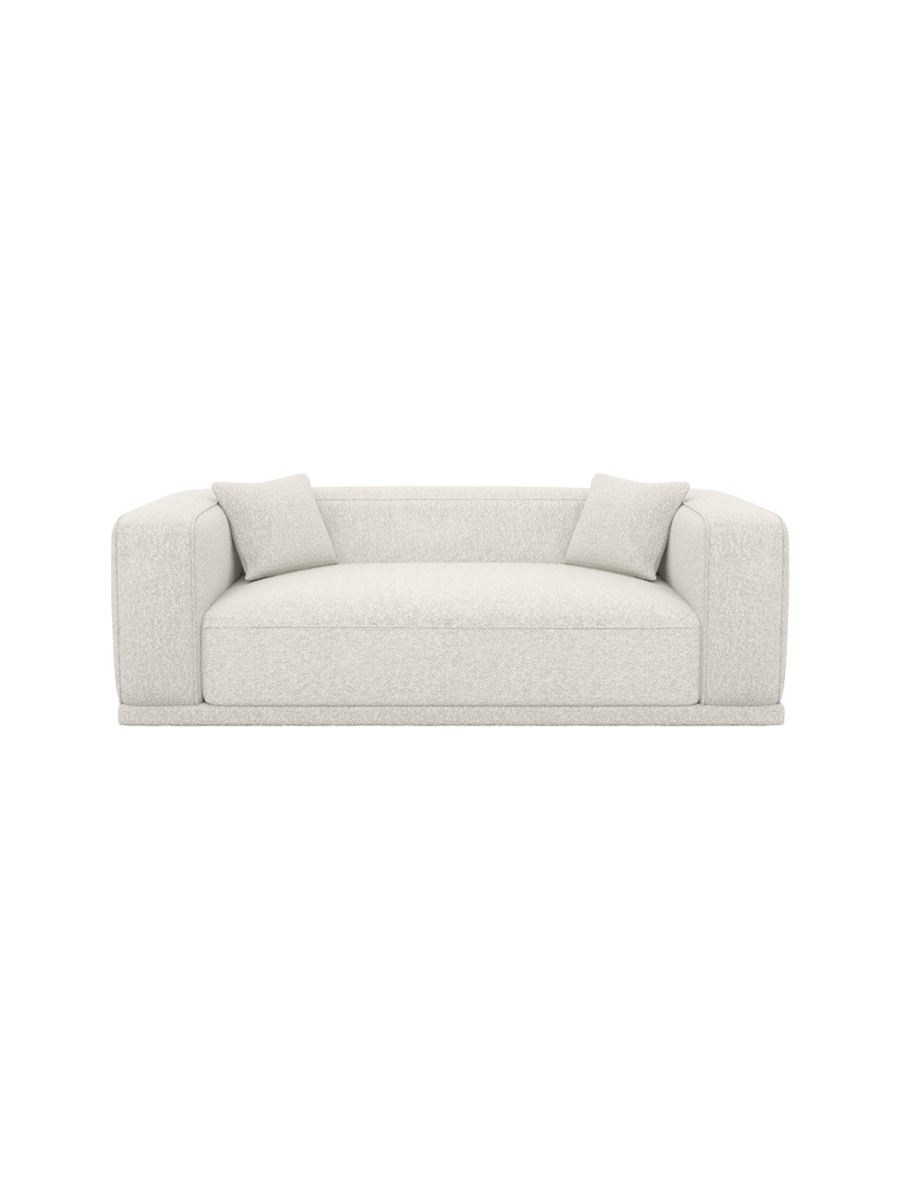 
3-Sitzer Design Sofa „Bellara“ mit Bouclé-Bezug - Bouclé Graphit