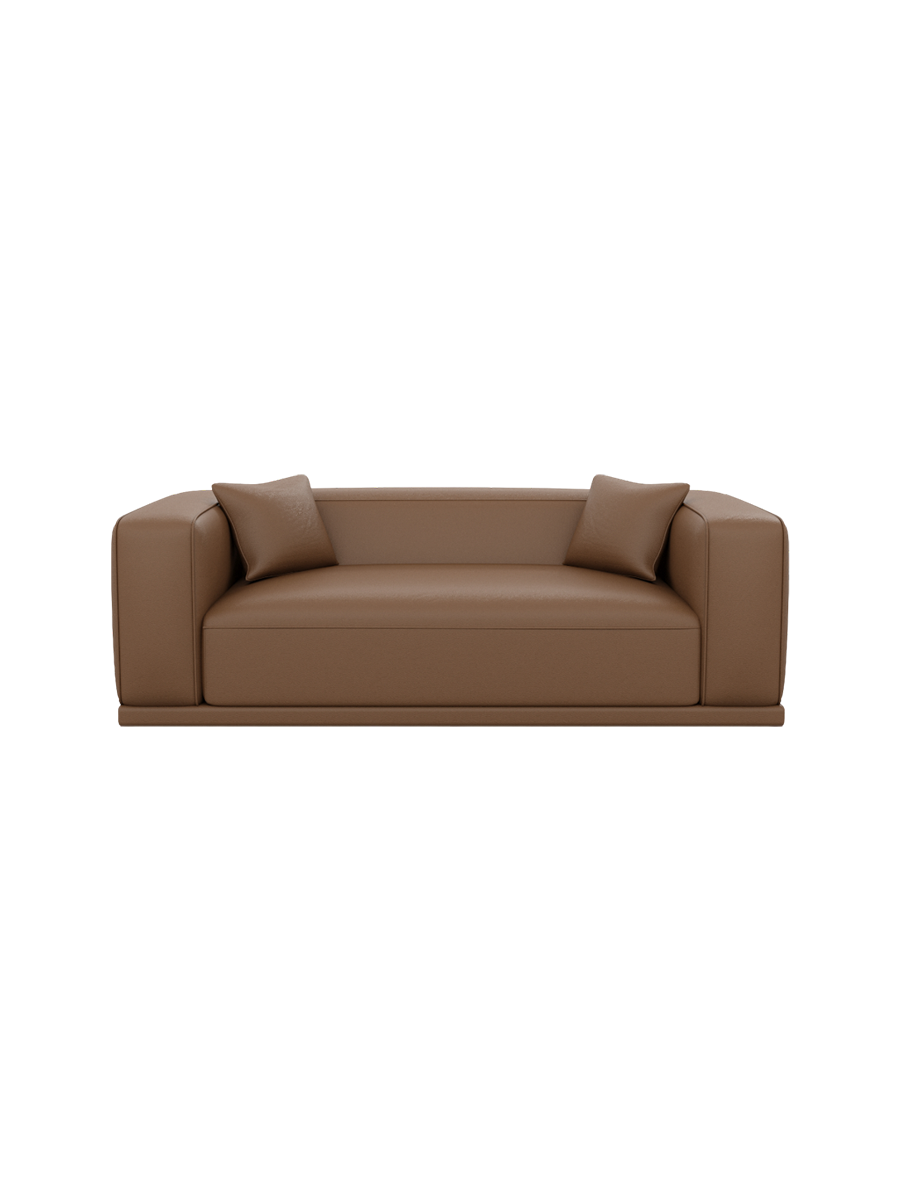
3-Sitzer Design Echtleder Sofa „Bellara“ - Echtleder Beige