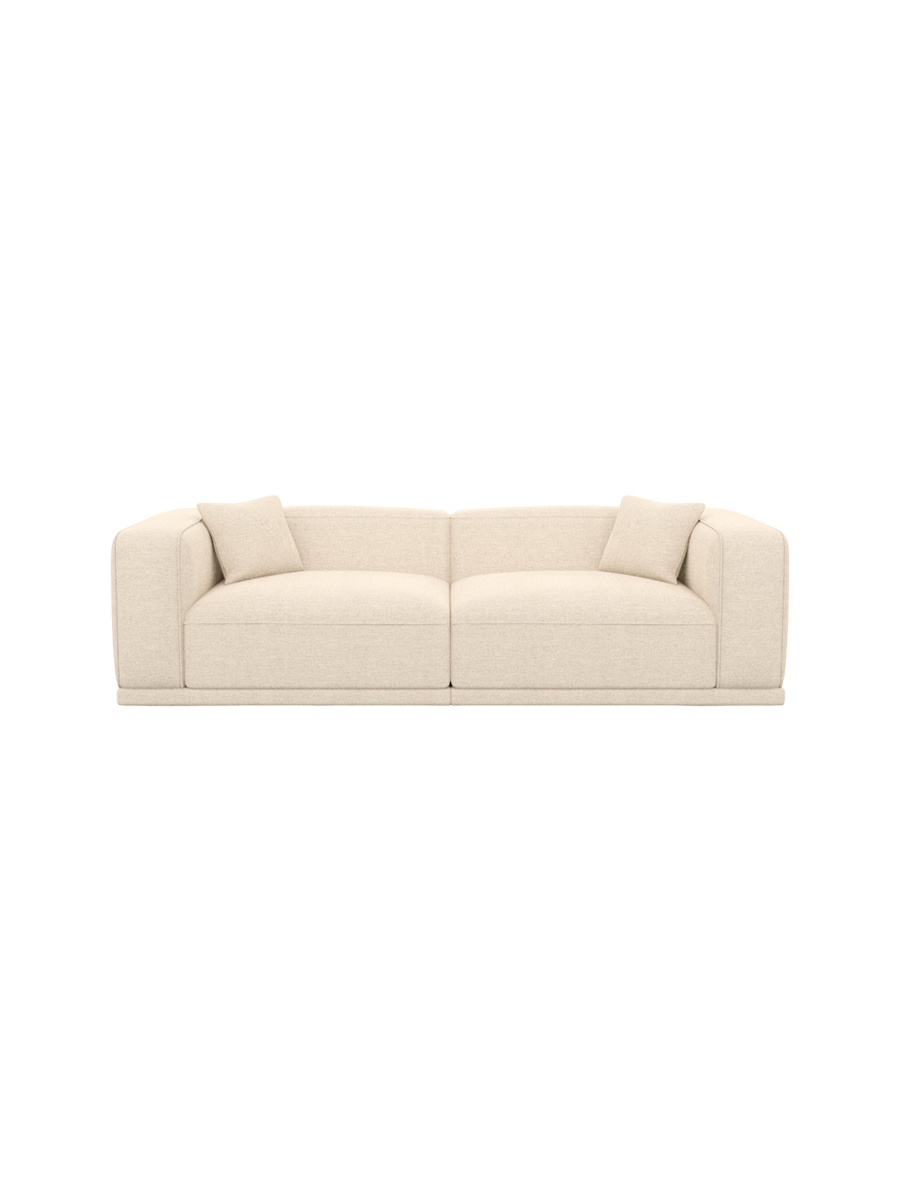 
4-Sitzer Design Sofa „Bellara“ mit Samtbezug - Samtbezug Königsblau