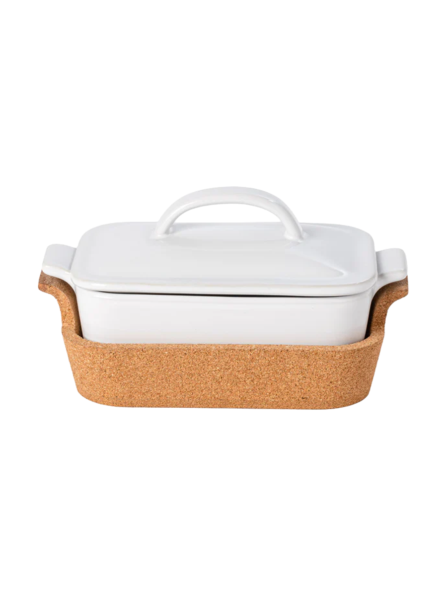 
High-quality, rectangular "Ensemble" casserole dish