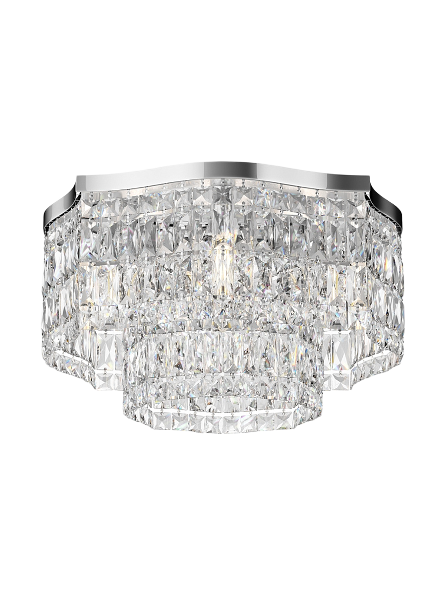 
Luxury ceiling lamp "Dune" - Silver / ø 45cm