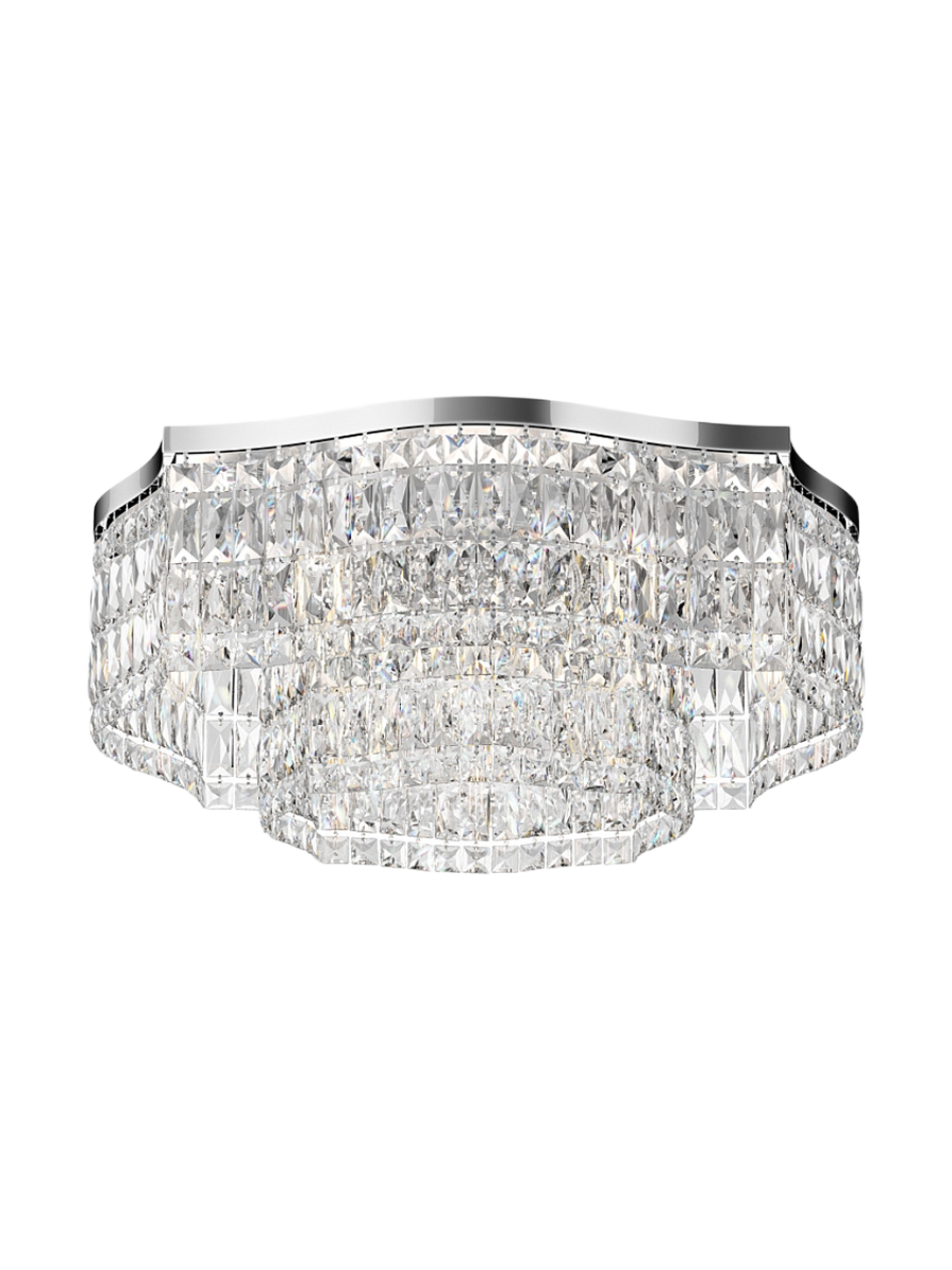 
Luxury ceiling lamp "Dune" - Silver / ø 60cm