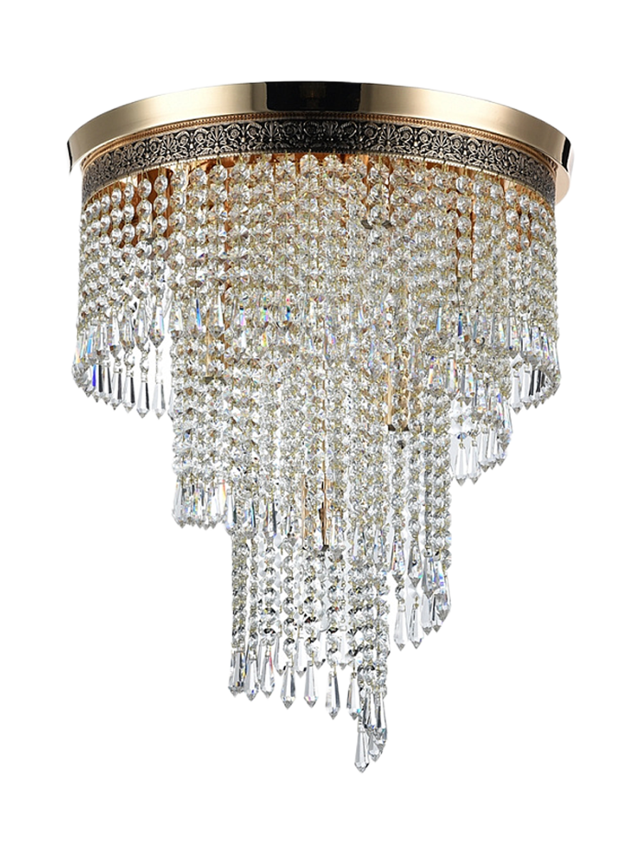 
"Cascade" Designer Chandelier - 7-bulb