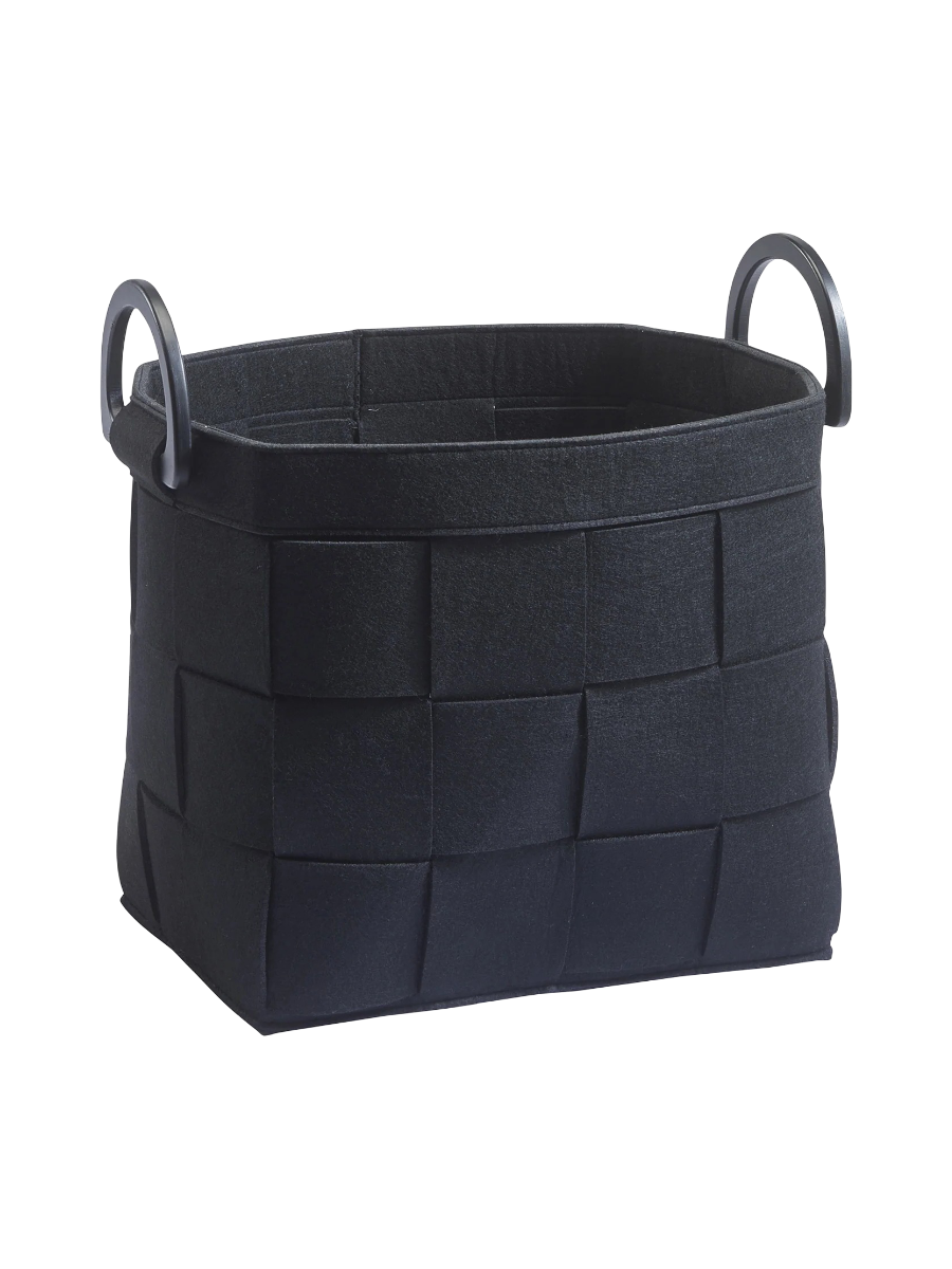 
Design storage basket "Dix" - Black