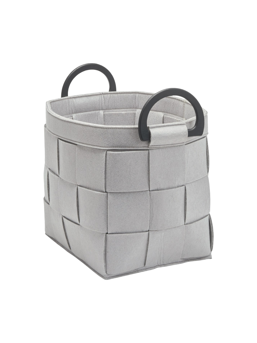 
Design storage basket "Dix" - Silver-grey