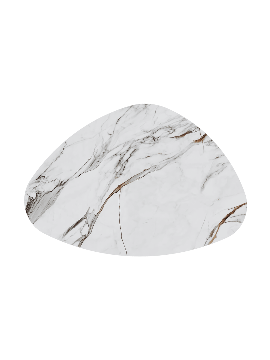 
Designer dining table "Bonifacio" made of ceramic, various sizes - Frame: Black, Tabletop: Fiorentino glossy / 175 x 120 cm