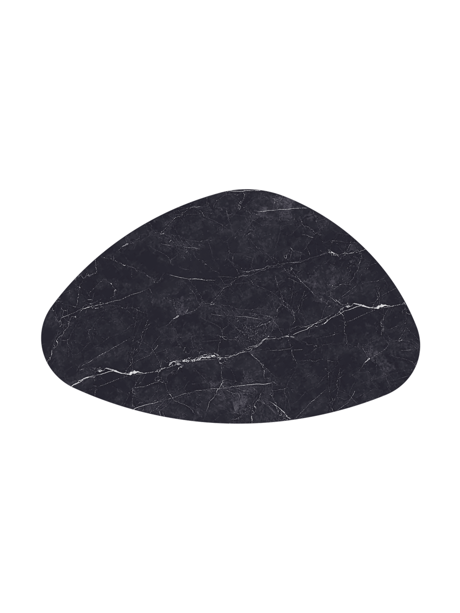 
Designer dining table "Bonifacio" made of ceramic, various sizes - Frame: Black, Tabletop: Marquina matte / 210 x 130 cm