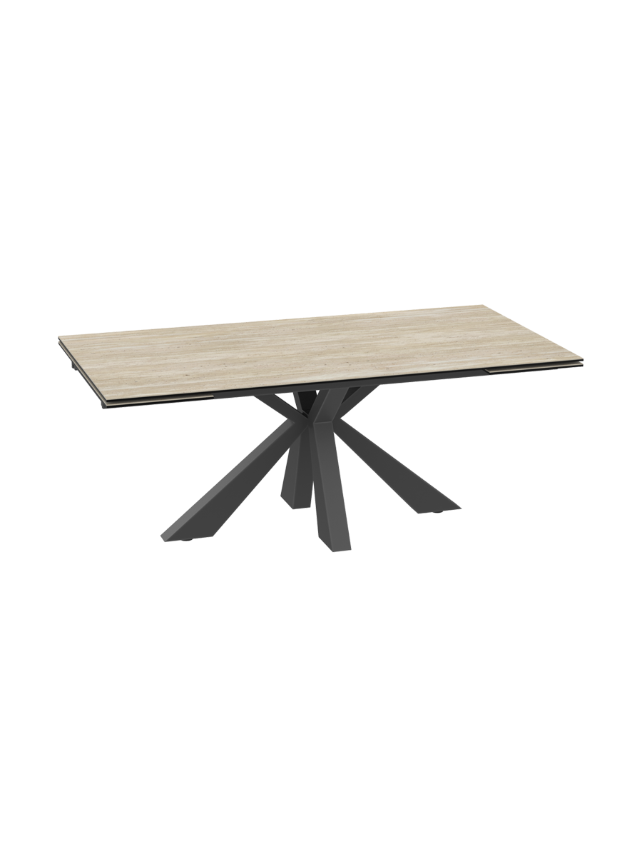 
Table à manger extensible design « Ottawa » en céramique, en plusieurs dimensions - Calcatta brillant / 150-230 x 100 cm