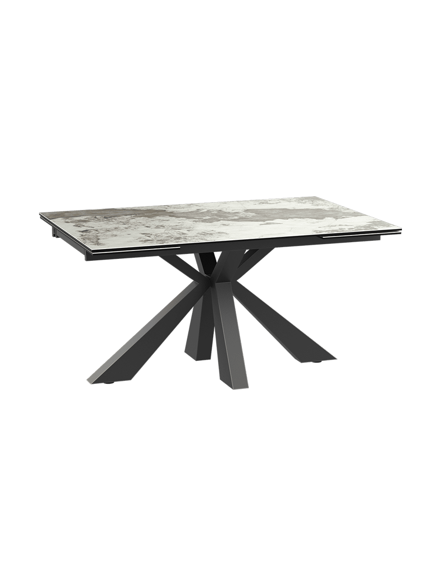 
Table à manger extensible design « Ottawa » en céramique, en plusieurs dimensions - Calcatta brillant / 150-230 x 100 cm