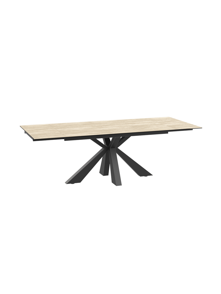 
Table à manger extensible design « Ottawa » en céramique, en plusieurs dimensions - Calcatta brillant / 150-230 x 100 cm