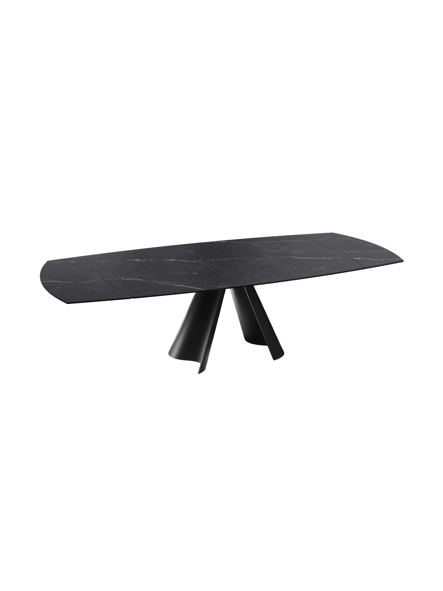 
Extendable designer ceramic dining table "Atlax", available in various sizes - Eramosa Ceramics / 150-230 x 110 cm