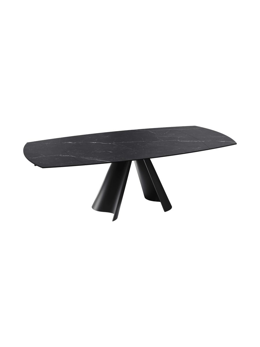 
Extendable designer ceramic dining table "Atlax", available in various sizes - Eramosa Ceramics / 150-230 x 110 cm