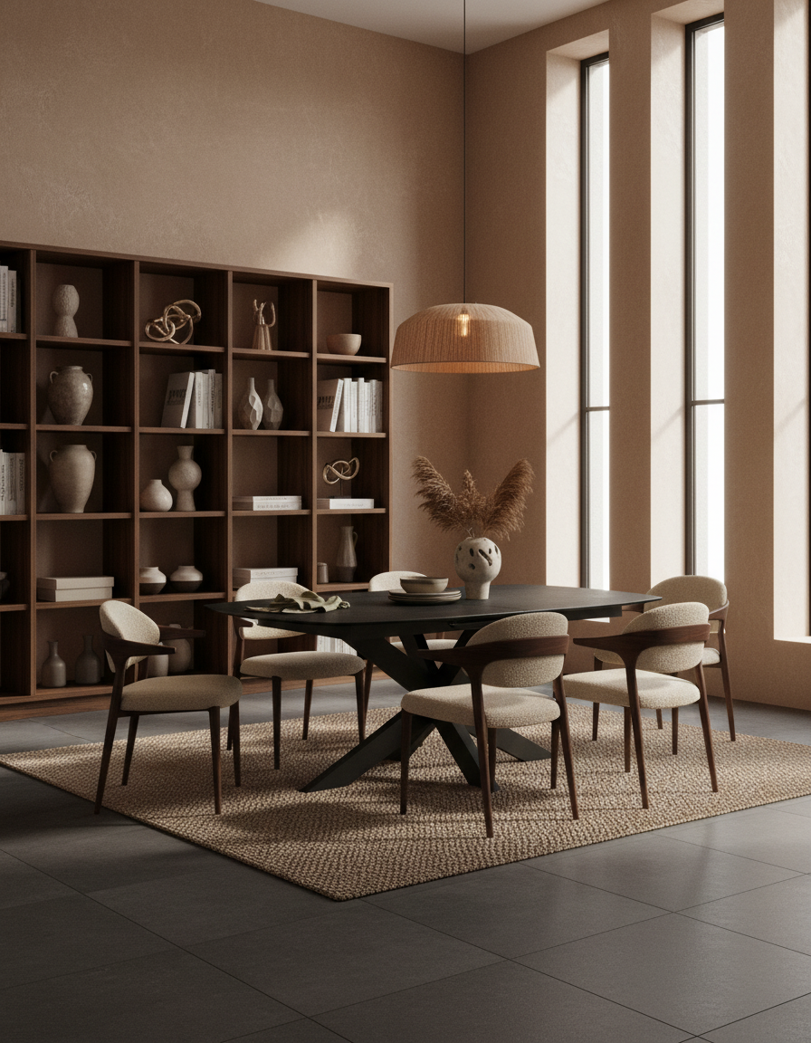 
Ausziehbarer Designer Esstisch „Phoenix“ aus Keramik, verschiedene Grössen - Titan / 200-260 x 100 cm