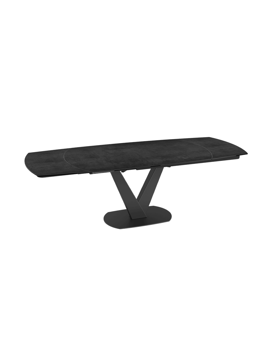 
Extendable designer dining table "Bellagio" made of ceramic, available in various sizes - Silver / 130-190 x 100 cm