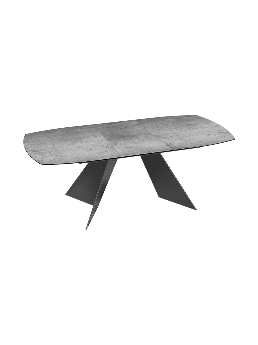 
Table à manger extensible design « Dallas » en céramique, disponible en différentes tailles - Calcatta brillant / 160-210 x 100 cm