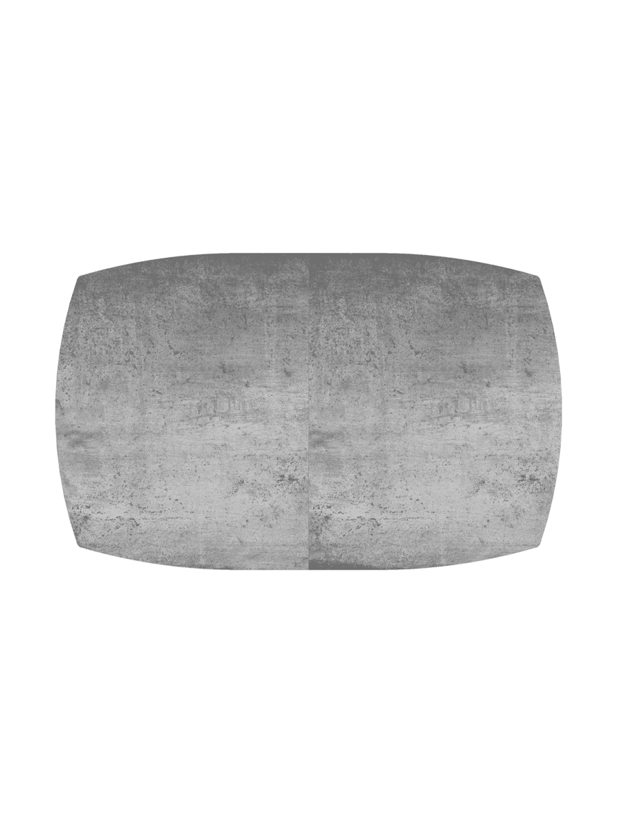 
Ausziehbarer Designer Esstisch „Dallas“ aus Keramik, in verschiedenen Grössen - Silver / 160-210 x 100 cm