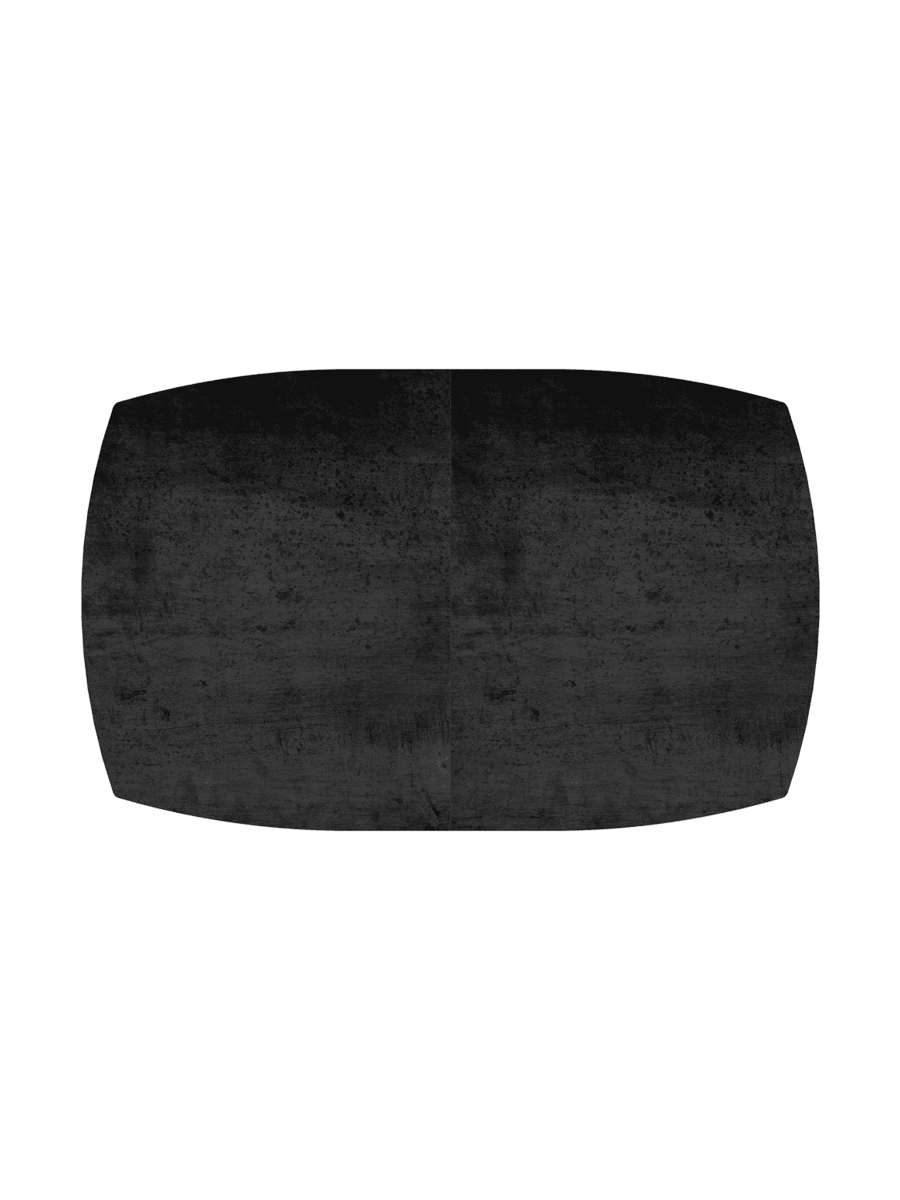 
Ausziehbarer Designer Esstisch „Dallas“ aus Keramik, in verschiedenen Grössen - Titan / 160-210 x 100 cm