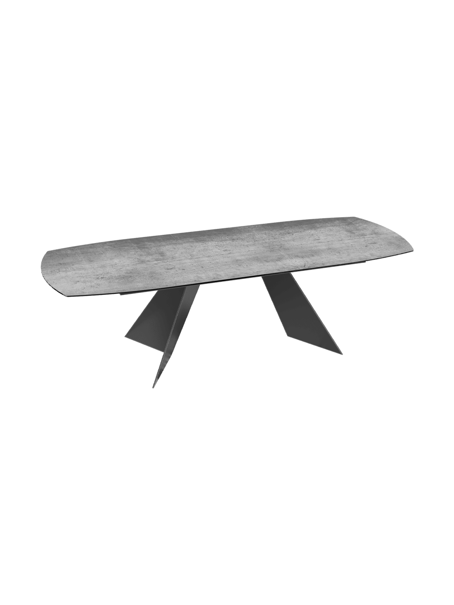 
Table à manger extensible design « Dallas » en céramique, disponible en différentes tailles - Calcatta brillant / 160-210 x 100 cm