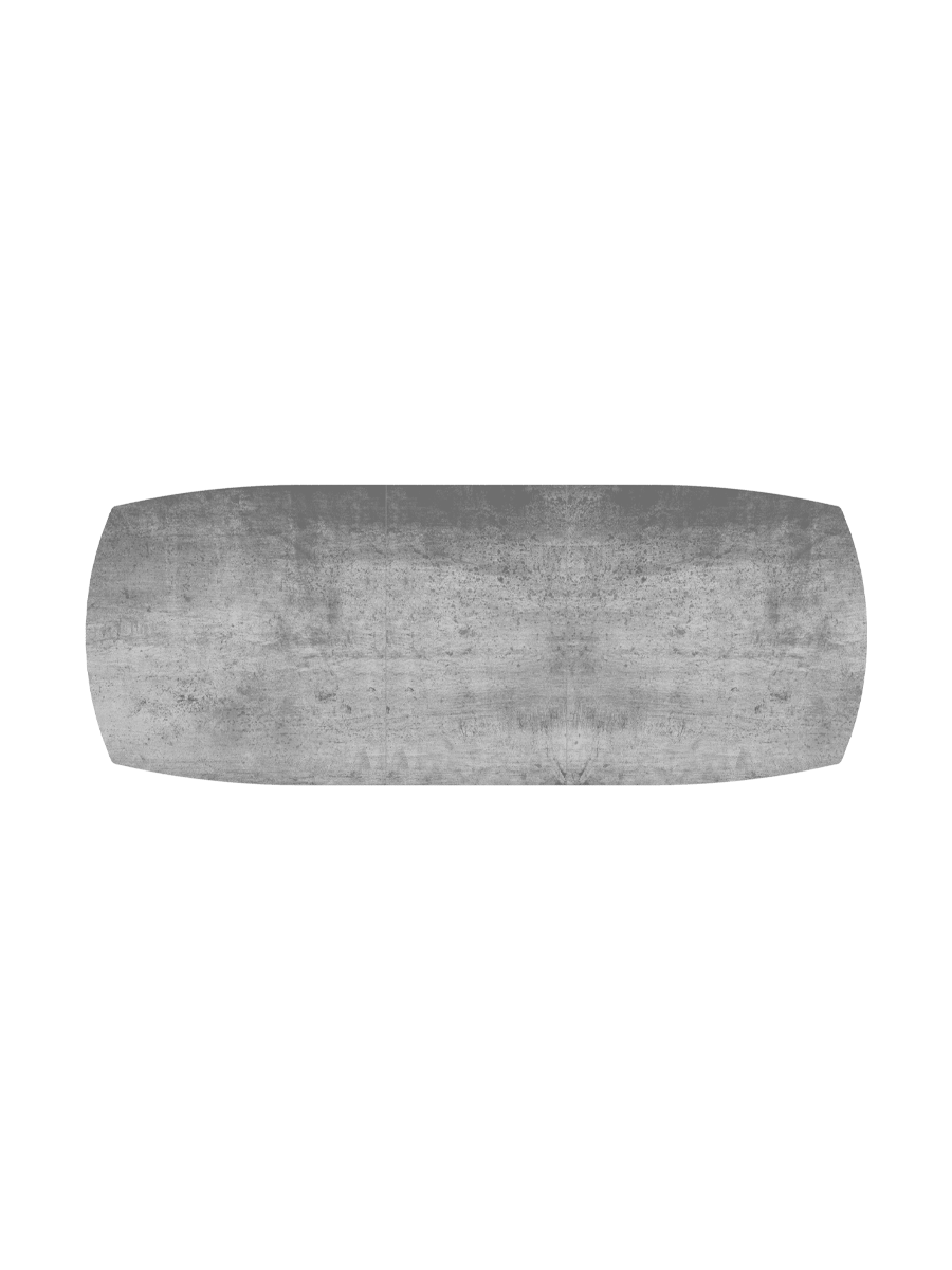 
Ausziehbarer Designer Esstisch „Dallas“ aus Keramik, in verschiedenen Grössen - Silver / 200-260 x 100 cm