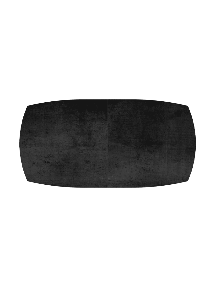 
Ausziehbarer Designer Esstisch „Dallas“ aus Keramik, in verschiedenen Grössen - Titan / 200-260 x 100 cm